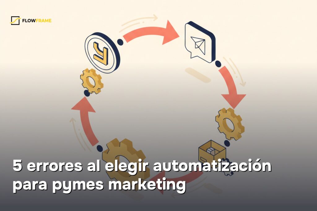 5 errores al elegir automatización para pymes marketing