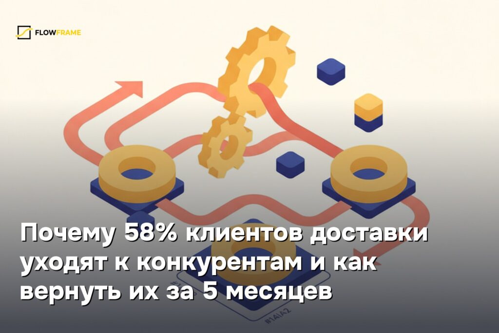 Почему 58% клиентов доставки уходят к конкурентам и как вернуть их за 5 месяцев