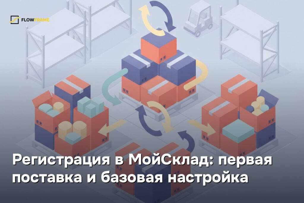 Регистрация в МойСклад: первая поставка и базовая настройка