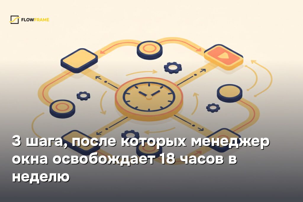 3 шага, после которых менеджер окна освобождает 18 часов в неделю