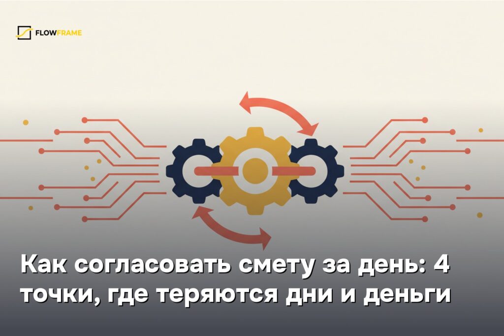 Как согласовать смету за день: 4 точки, где теряются дни и деньги